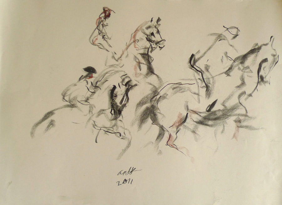 Horses Drawing