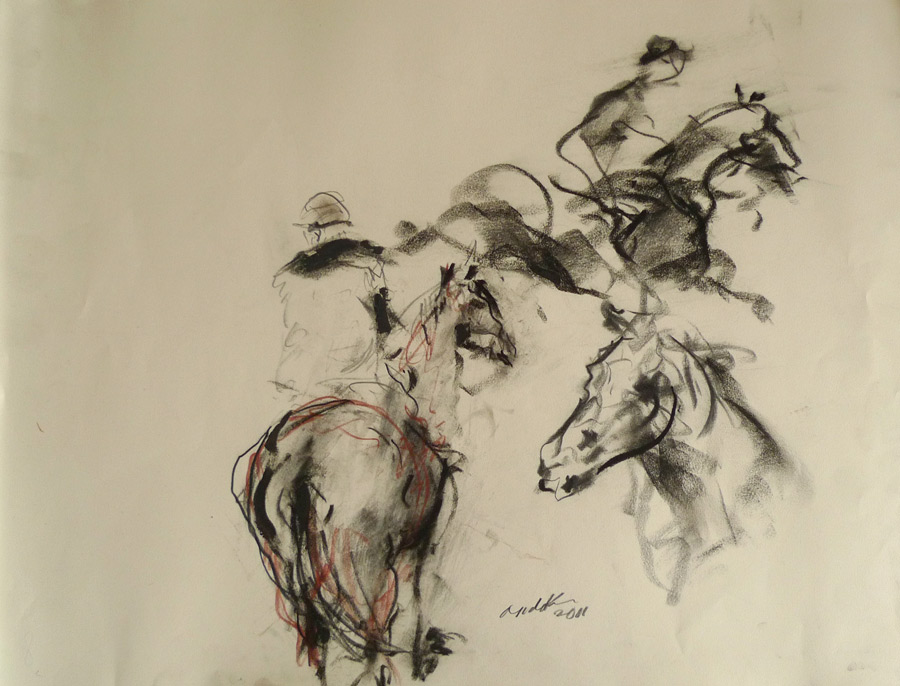Horses Drawing